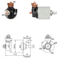 ZM 605 - MARŞ OTOMATİĞİ 12V