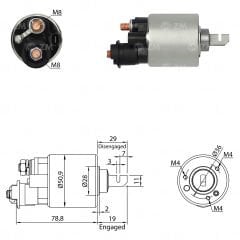 ZM 609 - MARŞ OTOMATİĞİ 12V
