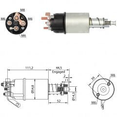 ZM 610 - MARŞ OTOMATİĞİ 12V
