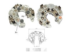 ALTERNATOR DIOT TABLASI GM BUICK / CADILLIC / PONTIAC 117MM