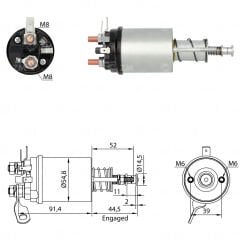 ZM 612 - MARŞ OTOMATİĞİ 12V