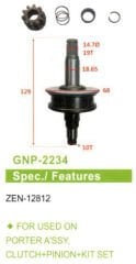 GNP 2234 - MARŞ DİŞLİSİ 10 DİŞ