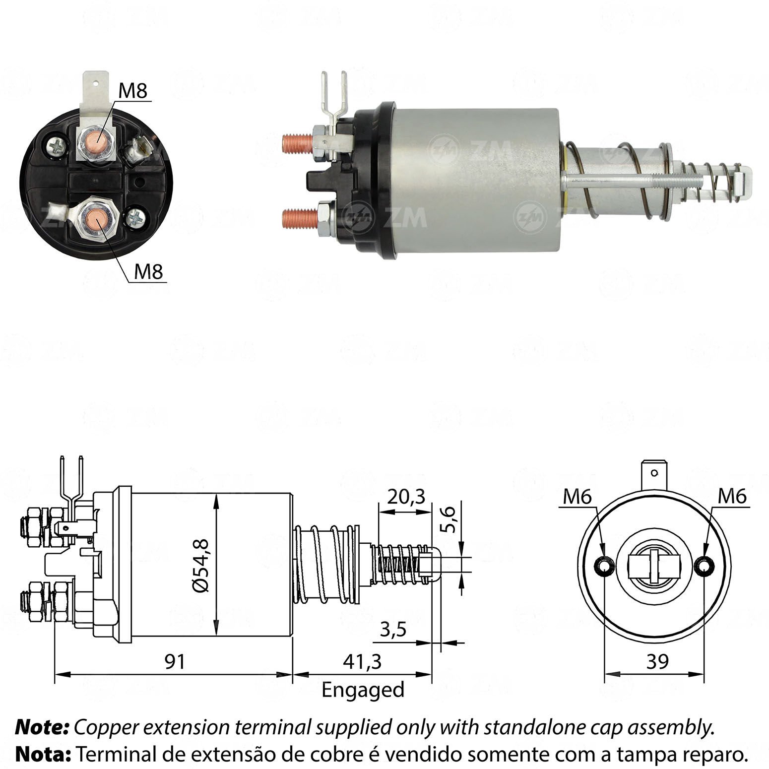 ZM 613 - MARŞ OTOMATİĞİ 12V