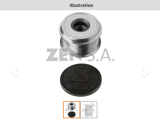 ZEN 5376 - ALTERNATÖR KASNAK