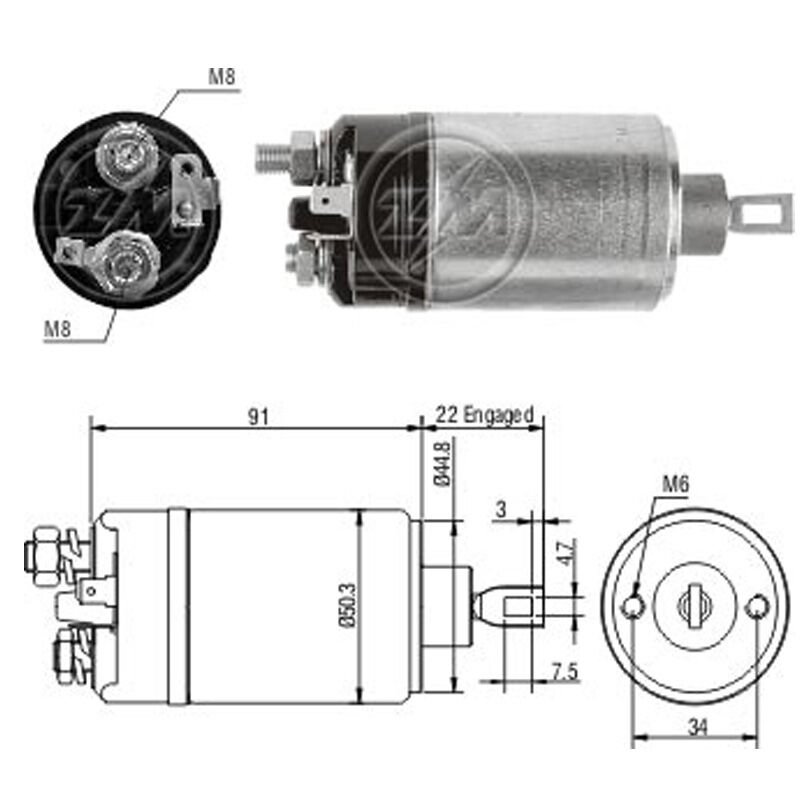 ZM 622 - MARŞ OTOMATİĞİ 12V