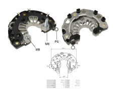 ALTERNATOR DIOT TABLASI Y.M. OPEL ASTRA J / CHEVROLET 130MM