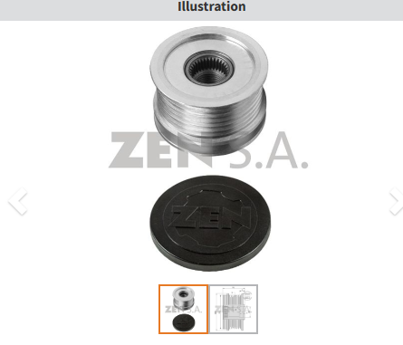 ZEN 5377 - ALTERNATÖR KASNAK