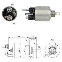 ZM 6271 - MARŞ OTOMATİĞİ 12V