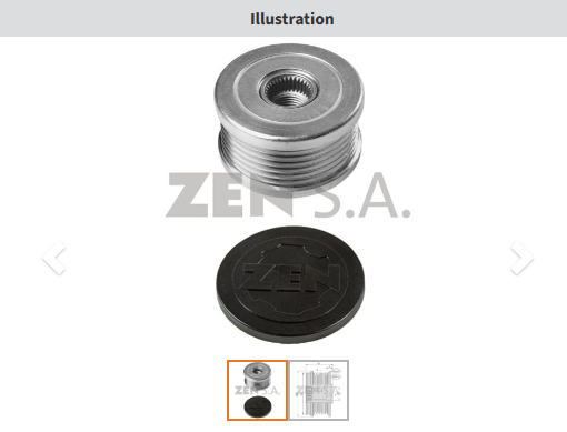 ZEN 5379 - ALTERNATÖR KASNAK