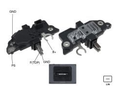 ALTERNATOR KONJEKTOR 12V LIN (TEK FIS) TERMINAL VOLVO S60 2.0T - VOLVO S80 2.0T - VOLVO V70 2.0T 160 AMP