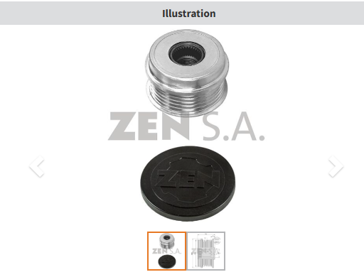 ZEN 5380 - ALTERNATÖR KASNAK
