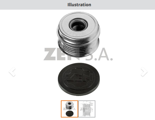ZEN 5382 - ALTERNATÖR KASNAK