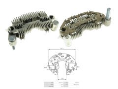 ALTERNATOR DIOT TABLASI HYUNDAI ACCENT 02-03 MODEL - ELENTRA / PEUGEOT 307 / CITROEN 90MM (6 DIOT)