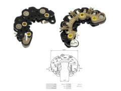 ALTERNATOR DIOT TABLASI DAEWOO MATIS / CHEVROLET SPARK IKAZ DIOT (6 DIOT) M6