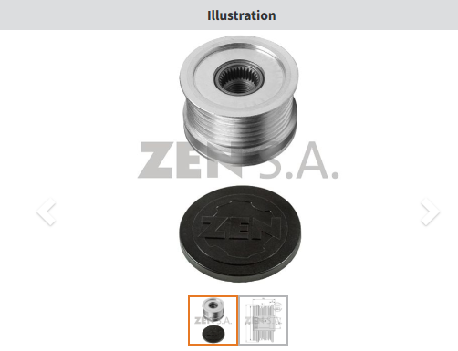 ZEN 5385 - ALTERNATÖR KASNAK