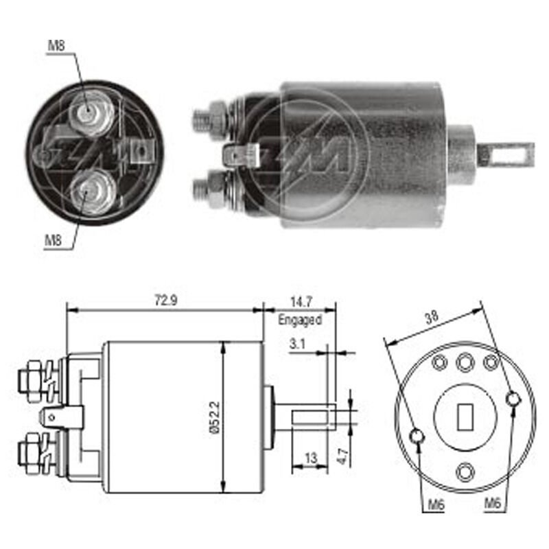 ZM 683 - MARŞ OTOMATİĞİ 12V