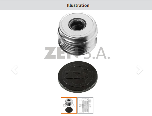 ZEN 5388 - ALTERNATÖR KASNAK
