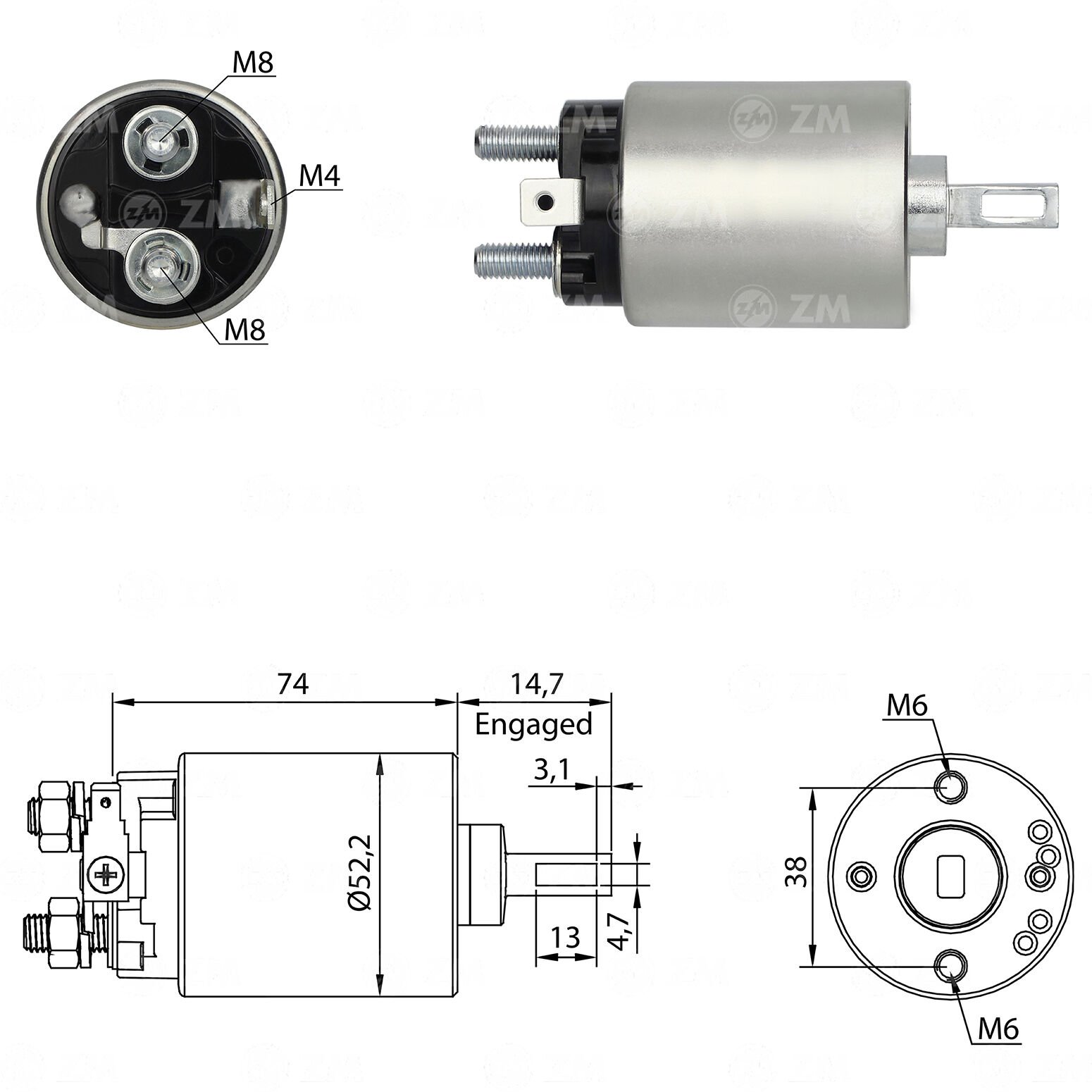 ZM 684 - MARŞ OTOMATİĞİ 12V