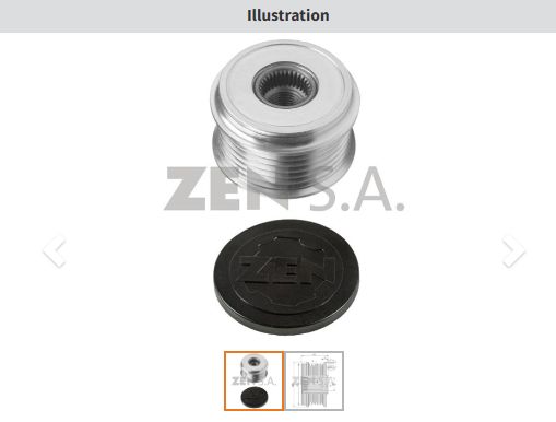 ZEN 5389 - ALTERNATÖR KASNAK