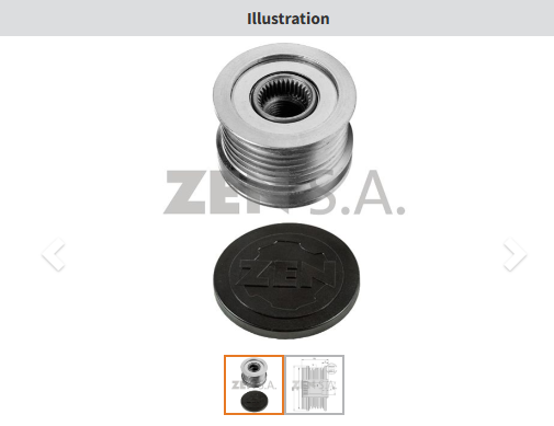 ZEN 5395 - ALTERNATÖR KASNAK