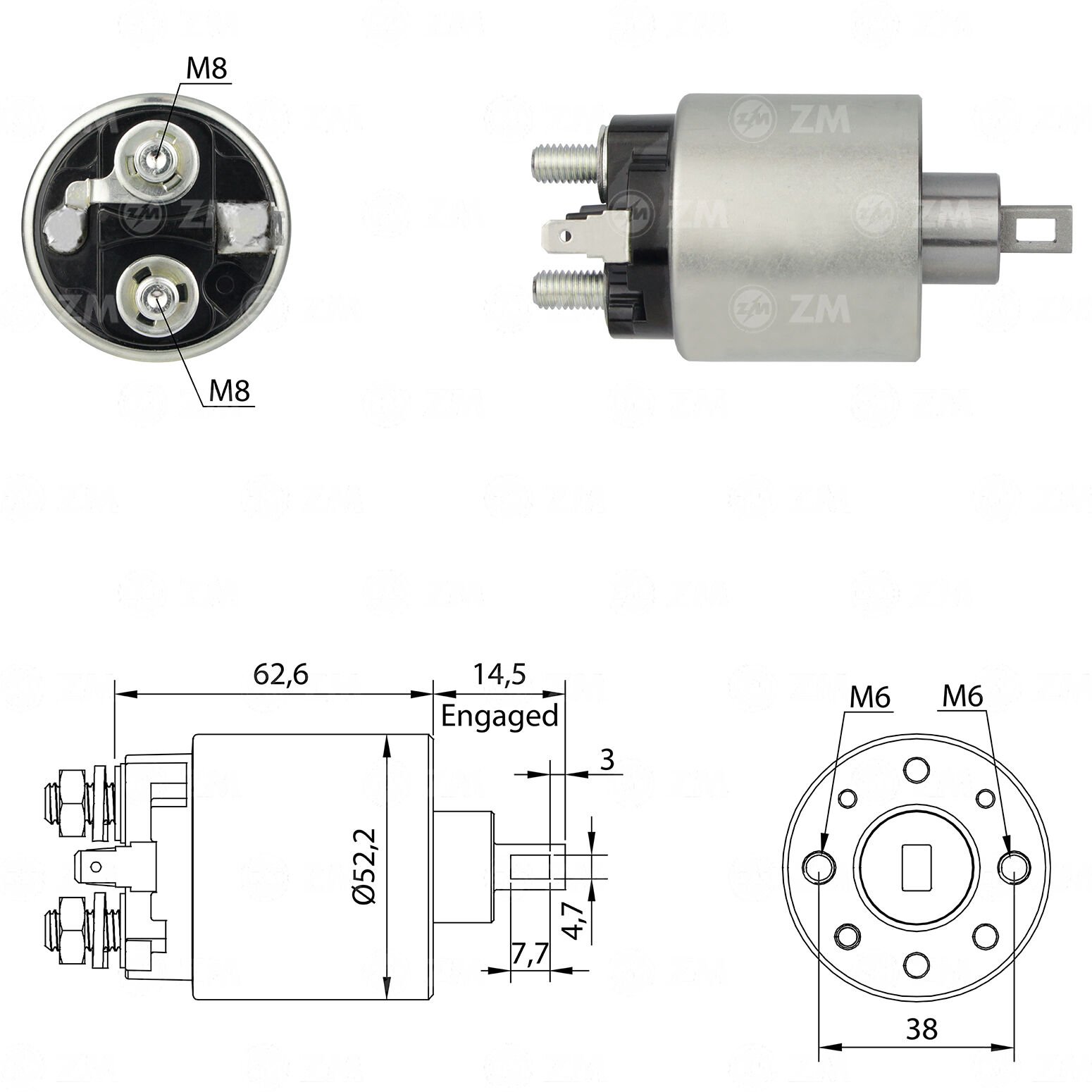 ZM 710 - MARŞ OTOMATİĞİ 12V