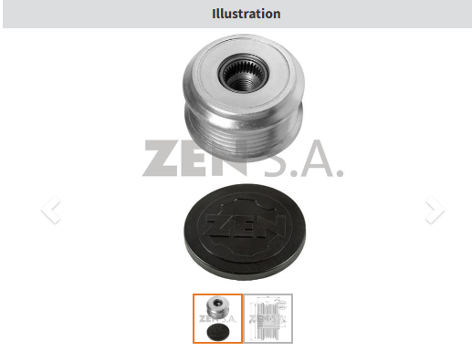 ZEN 5424 - ALTERNATÖR KASNAK