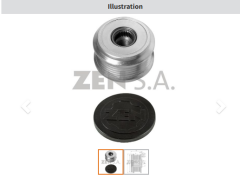 ZEN 5424 - ALTERNATÖR KASNAK