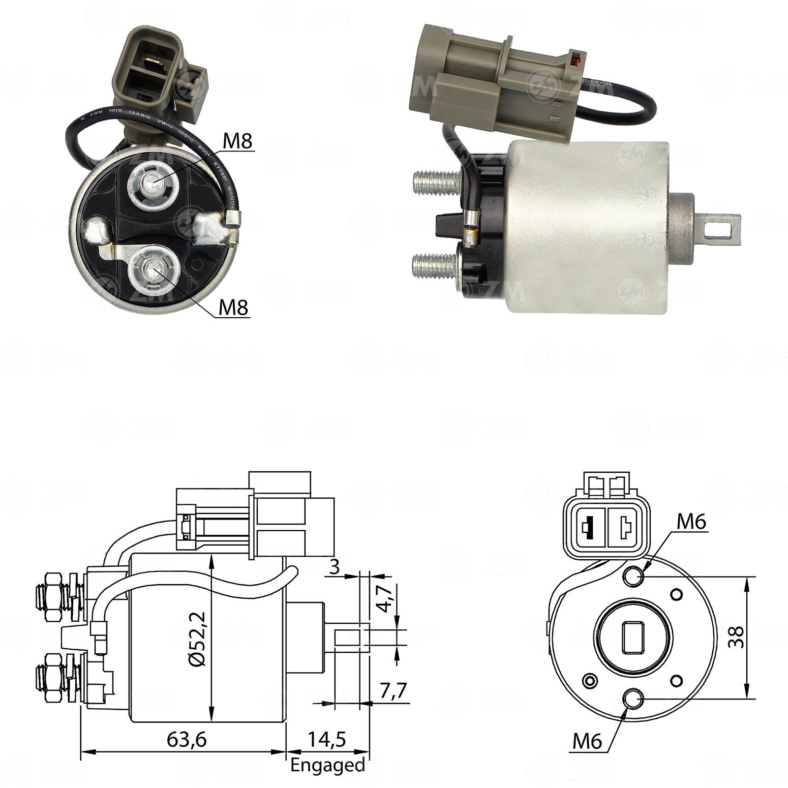 ZM 713 - MARŞ OTOMATİĞİ 12V