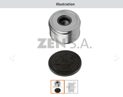 ZEN 5431 - ALTERNATÖR KASNAK