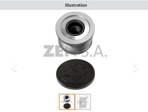ZEN 5432 - ALTERNATÖR KASNAK