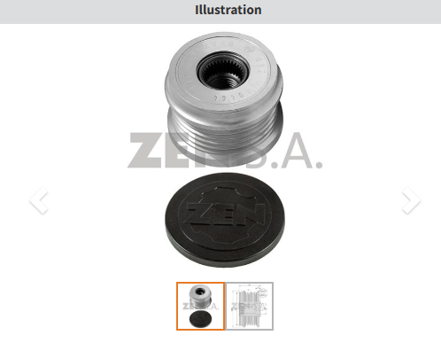 ZEN 5435 - ALTERNATÖR KASNAK