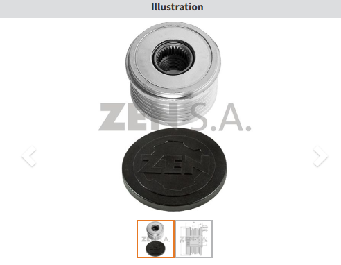 ZEN 5437 - ALTERNATÖR KASNAK