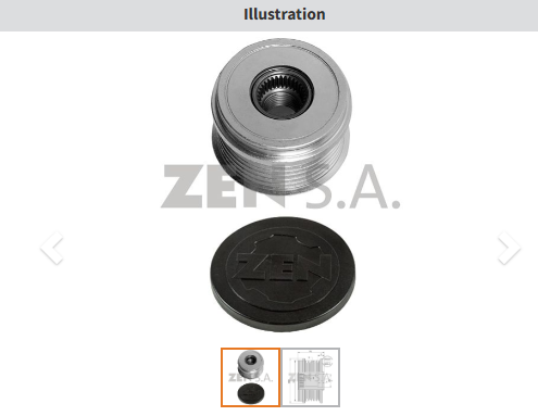 ZEN 5449 - ALTERNATÖR KASNAK