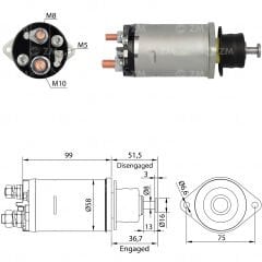 ZM 805 - MARŞ OTOMATİĞİ 12V