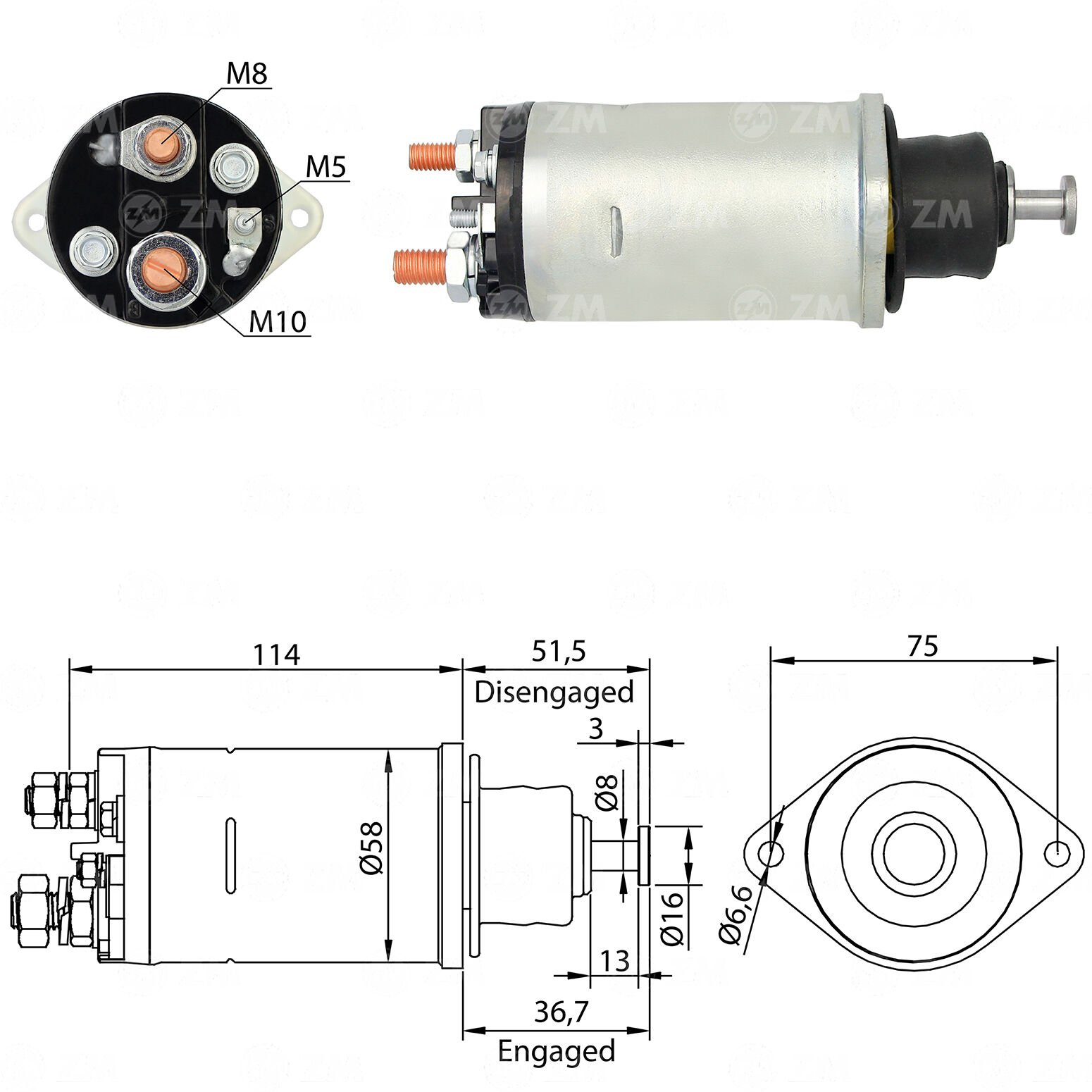 ZM 810 - MARŞ OTOMATİĞİ 24V