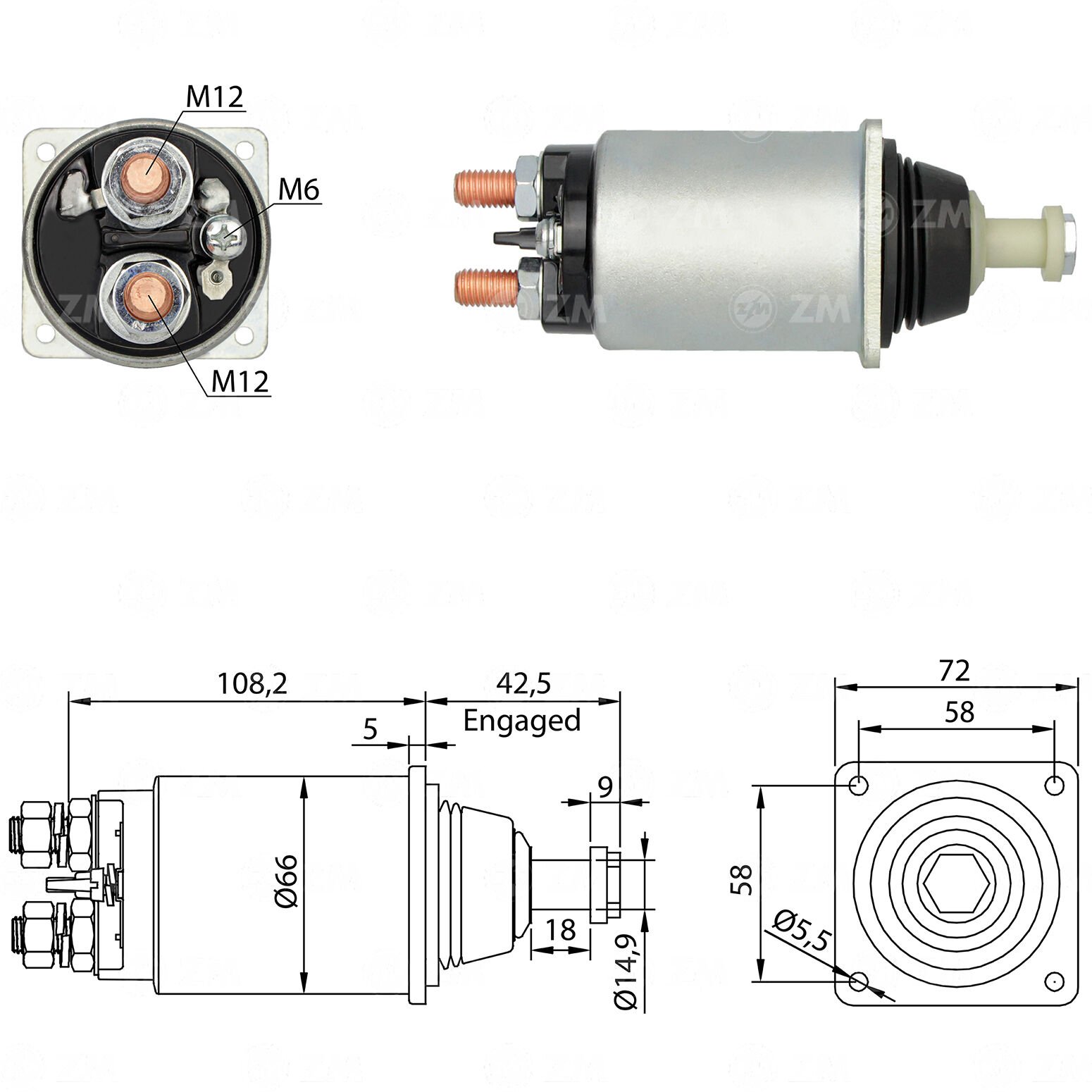 ZM 832 - MARŞ OTOMATİĞİ 24V