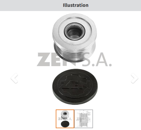 ZEN 5493 - ALTERNATÖR KASNAK