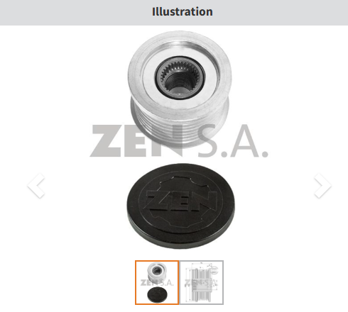 ZEN 5494 - ALTERNATÖR KASNAK