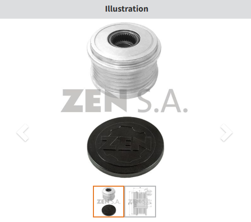 ZEN 5512 - ALTERNATÖR KASNAK