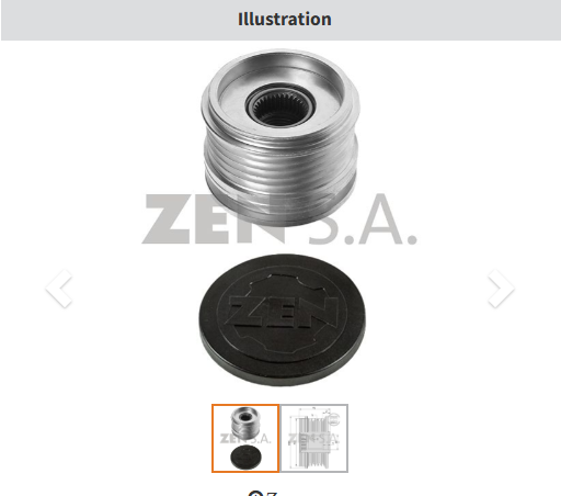 ZEN 5508 - ALTERNATÖR KASNAK