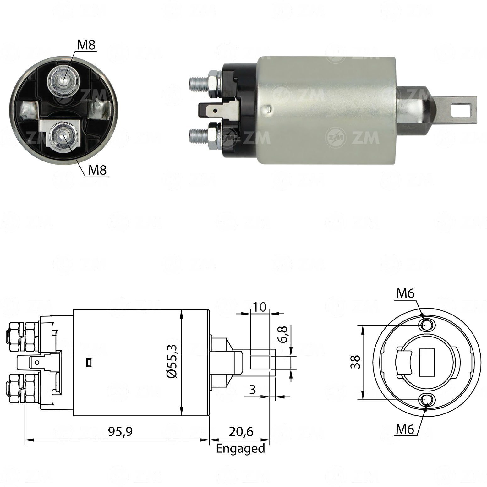 ZM 891 - MARŞ OTOMATİĞİ 12V