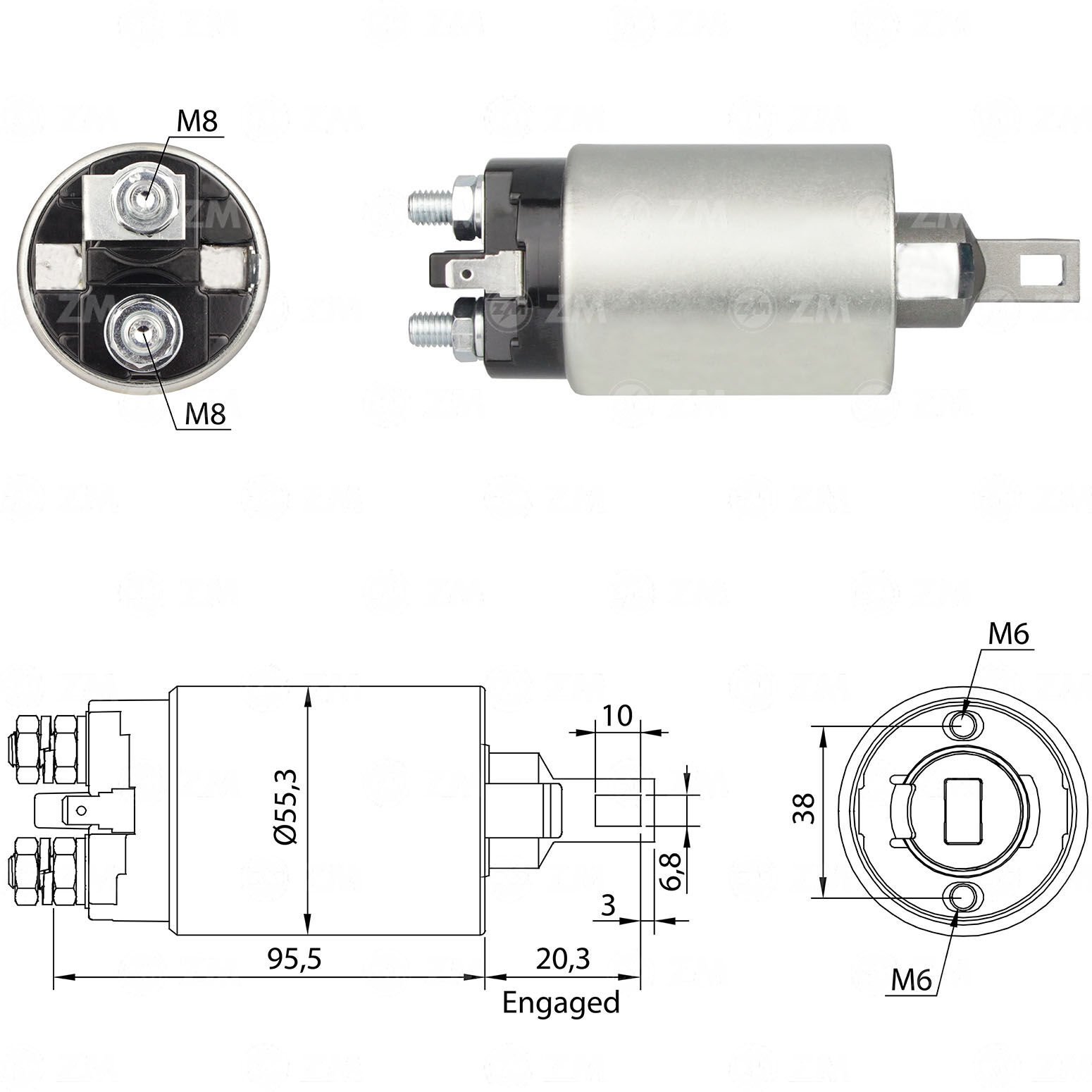 ZM 893 - MARŞ OTOMATİĞİ 12V