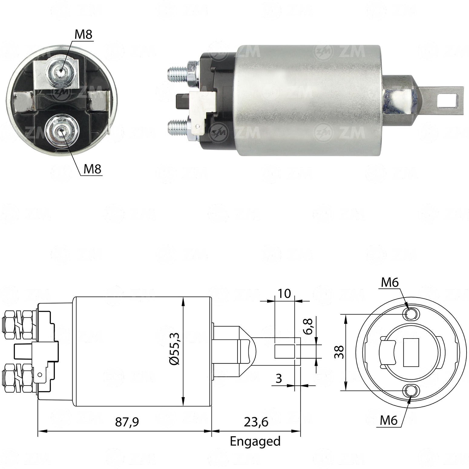 ZM 896 - MARŞ OTOMATİĞİ 24V