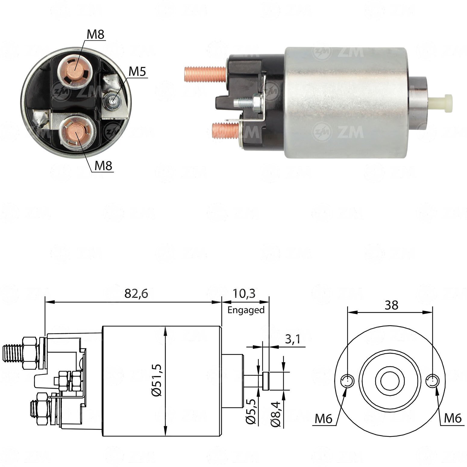 ZM 993 - MARŞ OTOMATİĞİ 12V