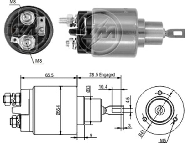 ZM 2573C - MARŞ OTOMATİĞİ 12V