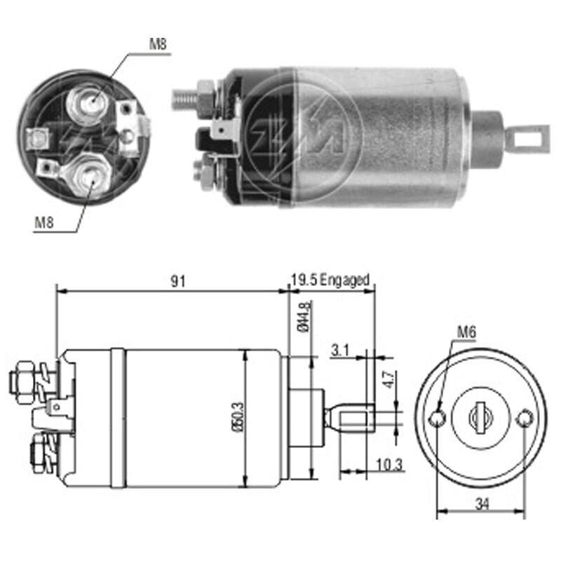 ZM 3722 - MARŞ OTOMATİĞİ 12V