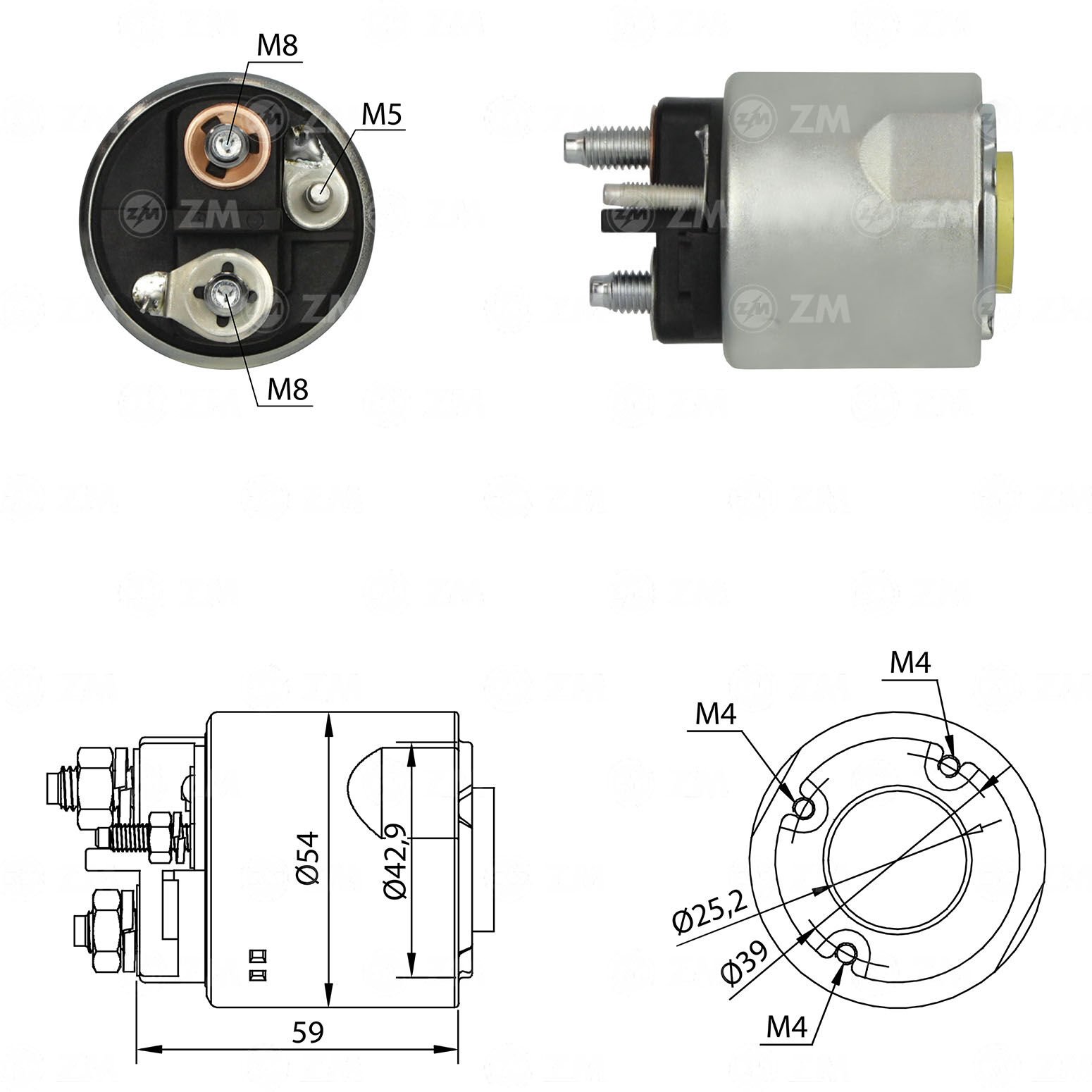 ZM 6492 - MARŞ OTOMATİĞİ 12V