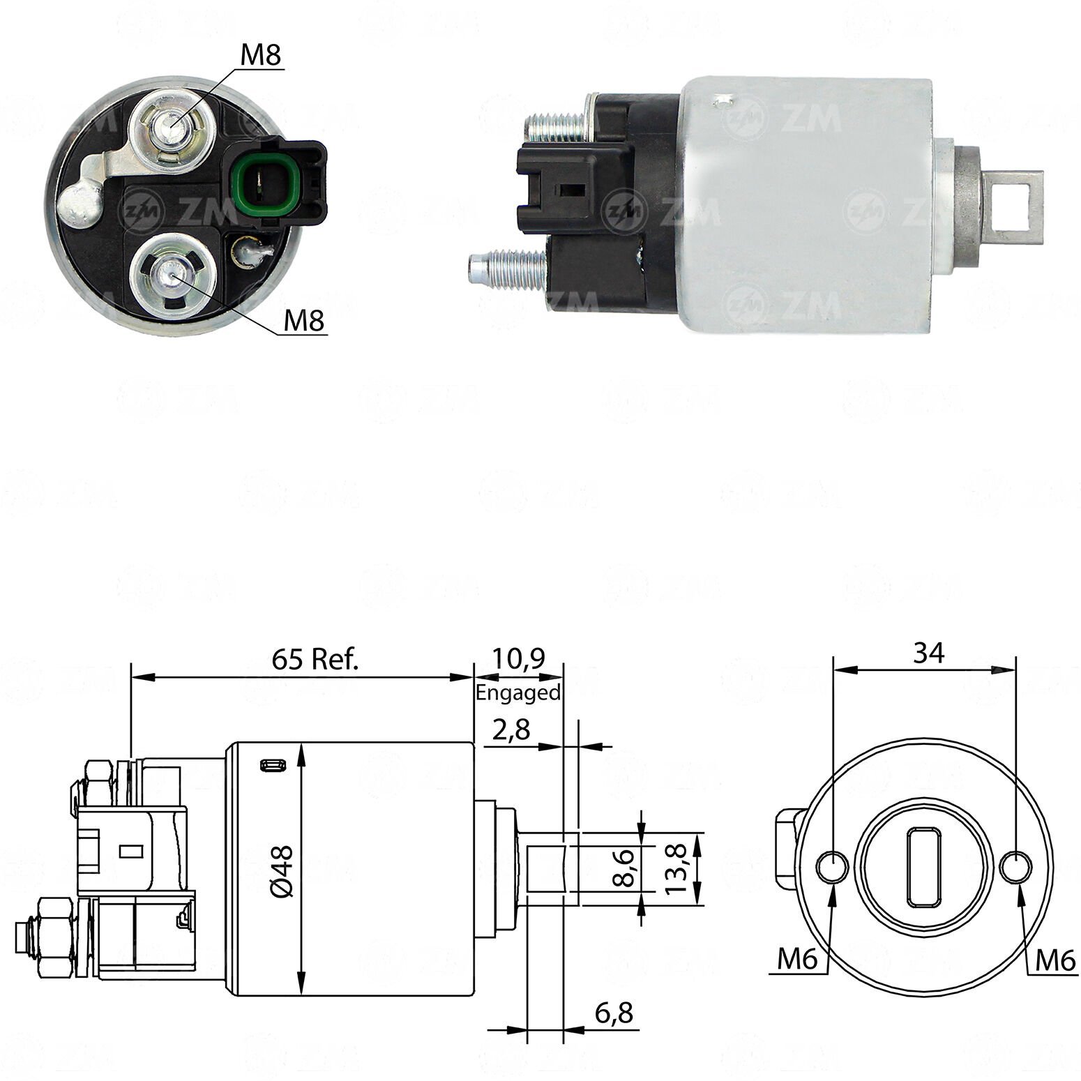 ZM 1425 - MARŞ OTOMATİĞİ 12V