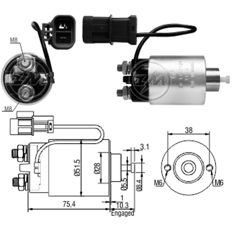 ZM 1792 - MARŞ OTOMATİĞİ 12V
