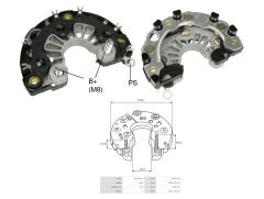 ALTERNATOR DIOT TABLASI SKODA OCTAVIA / SEAT / VOLKSWAGEN TRANSPORTER / VOLVO S60 120MM